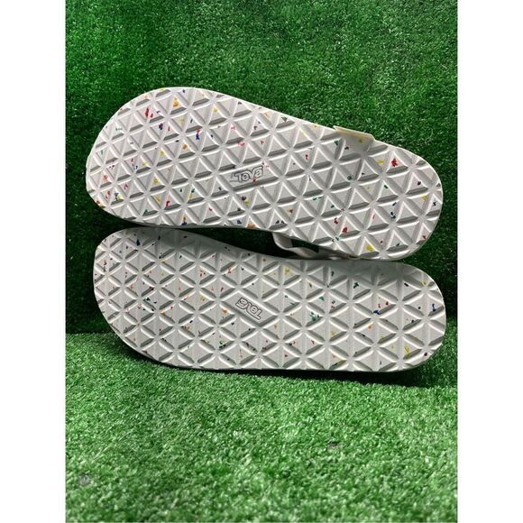TEVA Strap Sandals Universal Pride White Rainbow Stripe men’s 12 New main image 11